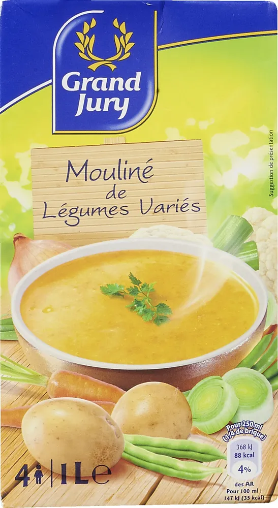 Mouliné de légumes variés