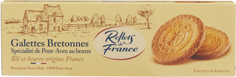 Galettes Bretonnes Spécialité de Pont-Aven au beurre
