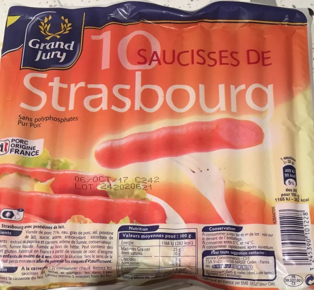Saucisses de Strasbourg