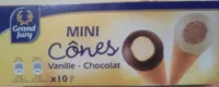 Mini cônes vanille-chocolat