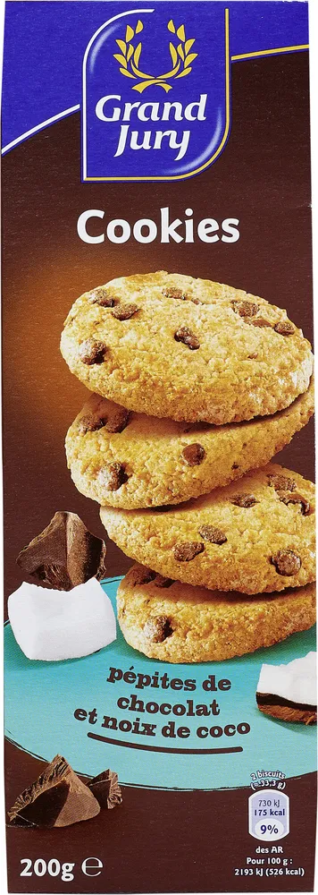Cookies Pépites de Chocolat et Noix de Coco