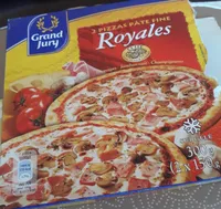 2 pizzas pâte fine Royales