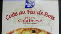 Pizza Calabrese cuite au feu de bois