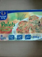 Palets aux petits légumes croquants