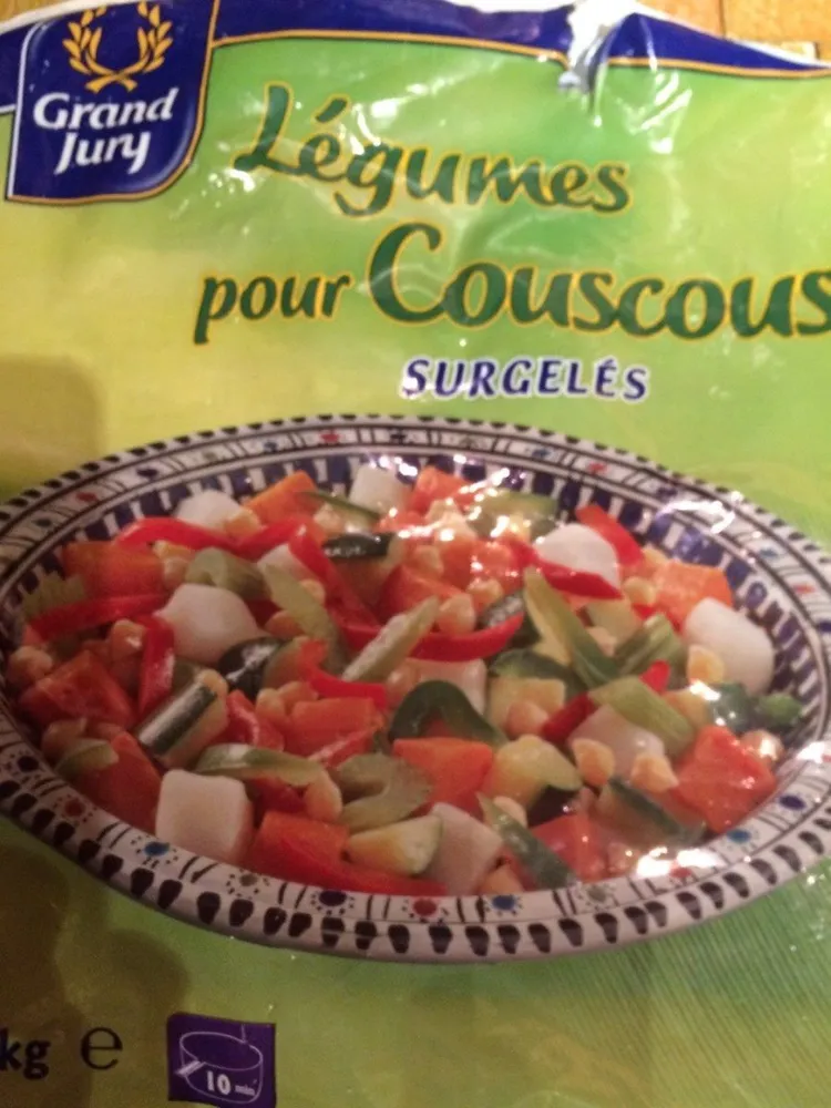 Légumes pour couscous surgelés