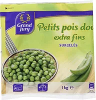 Petits pois doux extra fins surgelés