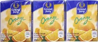 Jus d'orange à base de jus concentré