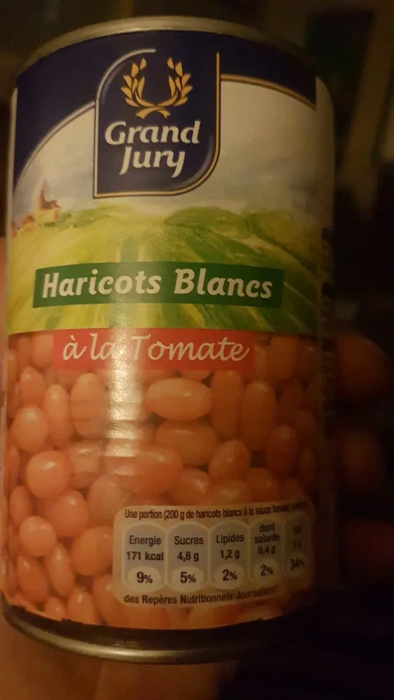 Haricots blancs à la tomate
