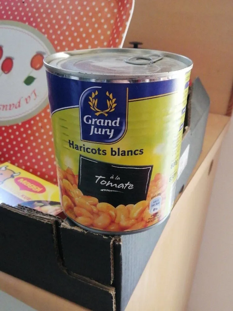 Bte 4 / 4 Haricot Blanc Tomate Grand Jury