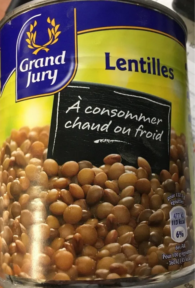 Bte 4 / 4 Lentilles Au Naturel Grand Jury