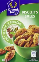 Biscuits salés goût Herbes de Provence