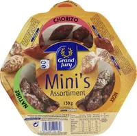 130G Mini Saucisson Sec Assorti Grand Jury