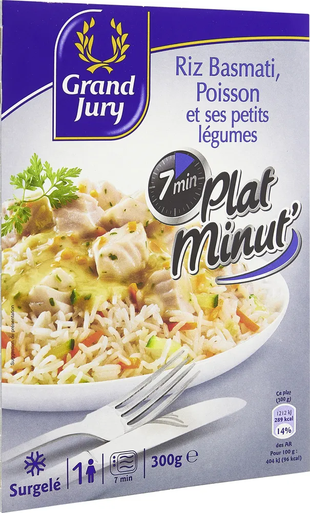 poisson riz et ses petits légumes