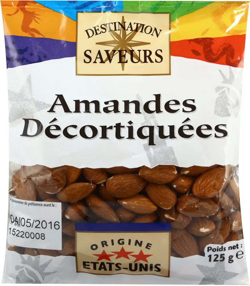 Amande décortiquées