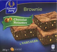 Brownie chocolat noisette