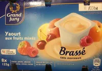 Yaourt aux fruits mixés brassé sans morceaux