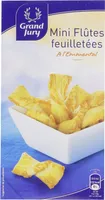 Mini Flûtes feuilletées à l'emmental