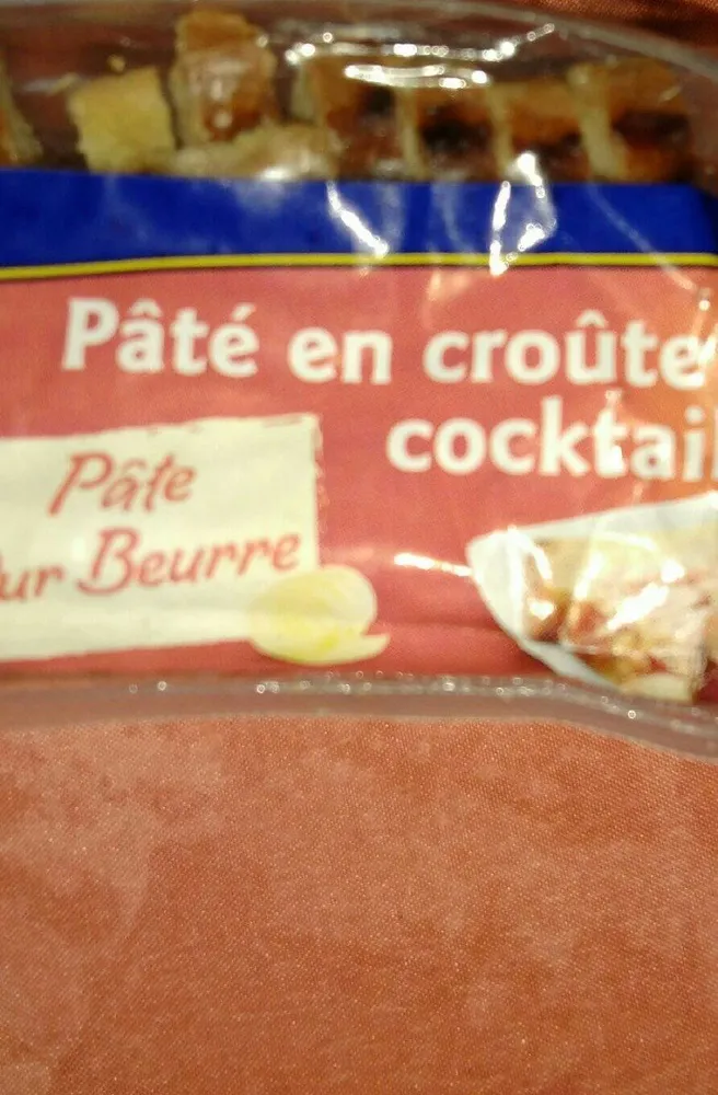 Pâté en croûte cocktail