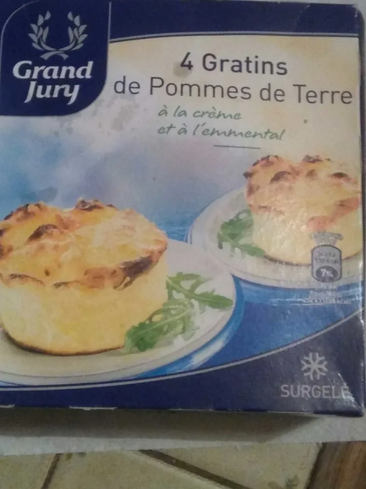 4 Gratins de Pommes de Terre Surgelés