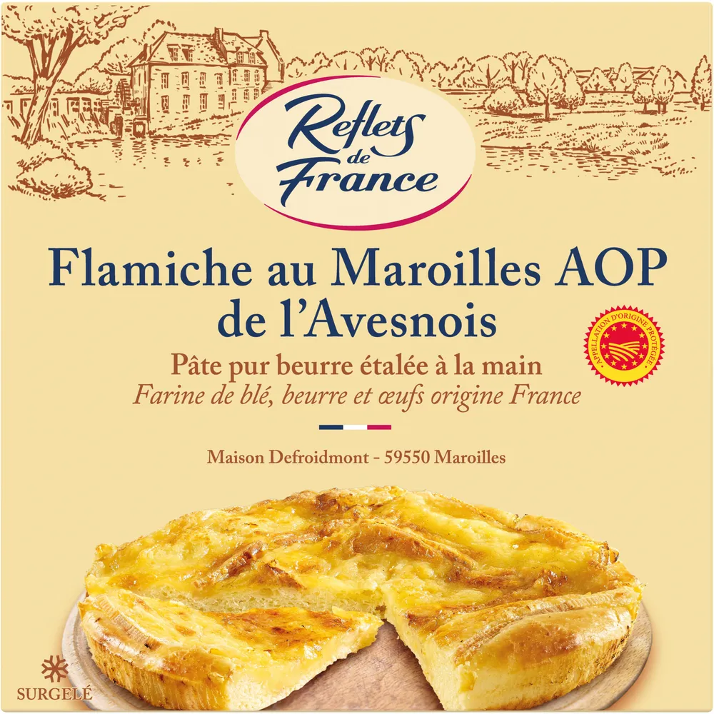 Flamiche de l'Avesnois au Maroilles AOP