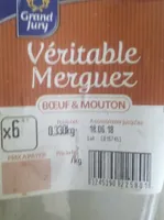 Veritable merguez boeuf et mouton