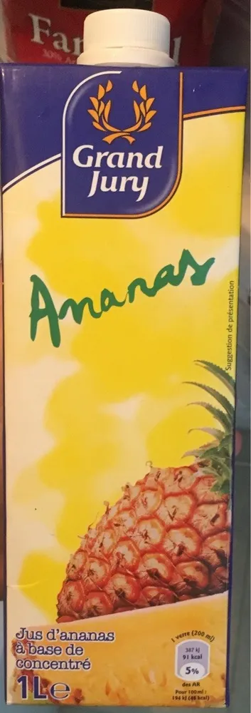 Jus d'ananas