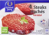 4 Steaks Haches 15% MG