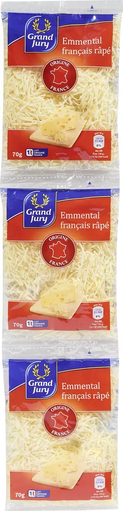 Emmental français râpé