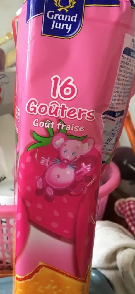 16 goûters goût fraise