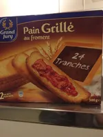 Pain grillé au froment