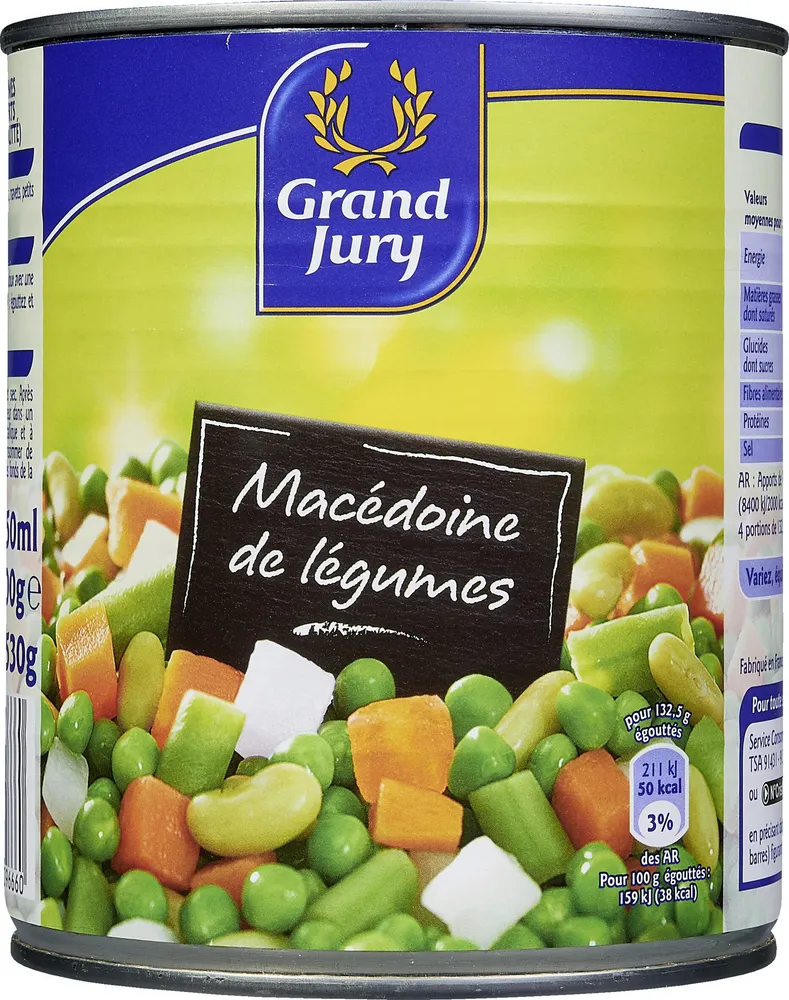 Macédoine de légumes