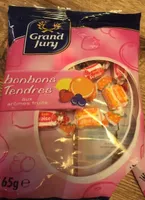 Bonbons tendres aux arômes fruits