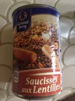 Saucisses aux lentilles