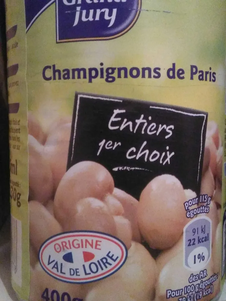 Bte 1 / 2 Champignons 1er Choix Grand Jury