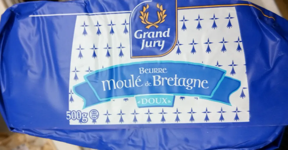 Beurre moulé de Bretagne Doux (82 % MG)
