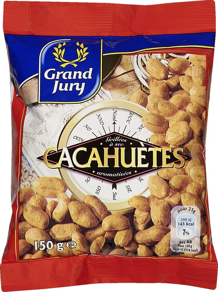 Cacahuètes grillées aromatisées