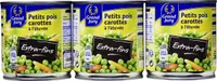Lot 3X1 / 4 Petits Pois Extra Fins Carottes Grand Jury