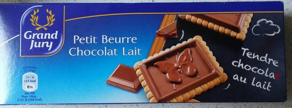 Petit beurre chocolat au lait