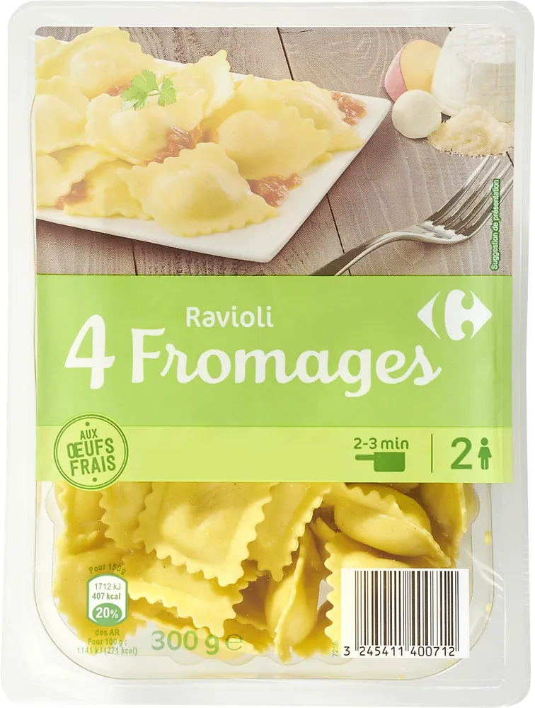 Ravioli 4 fromages