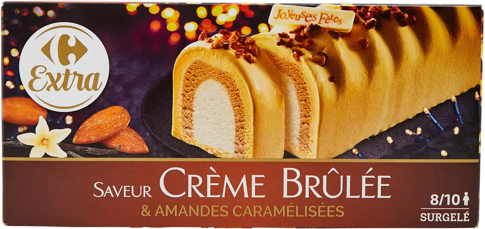 Saveur Crème Brûlée & amandes caramélisées