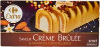 Saveur Crème Brûlée & amandes caramélisées