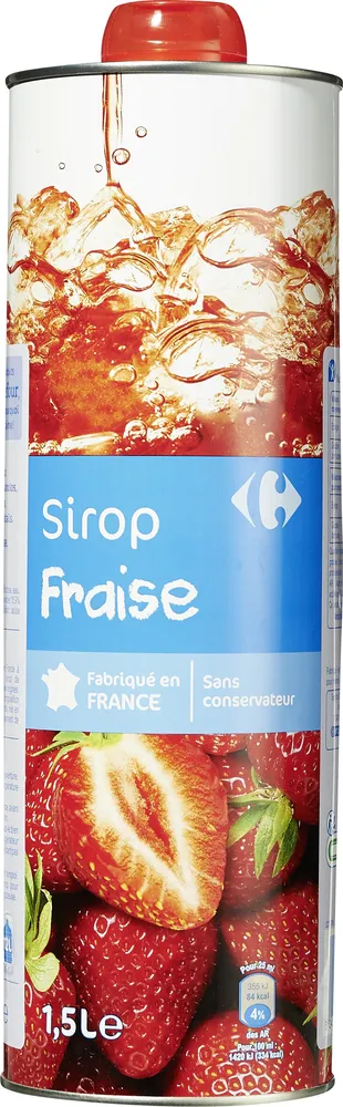 Sirop Fraise