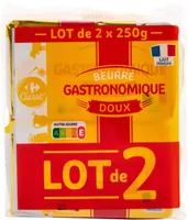 Beurre gastronomique doux