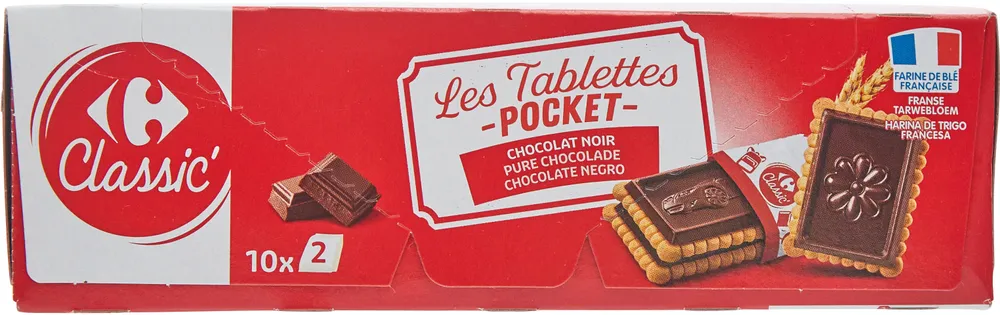 Les Tablettes POCKET CHOCOLAT NOIR