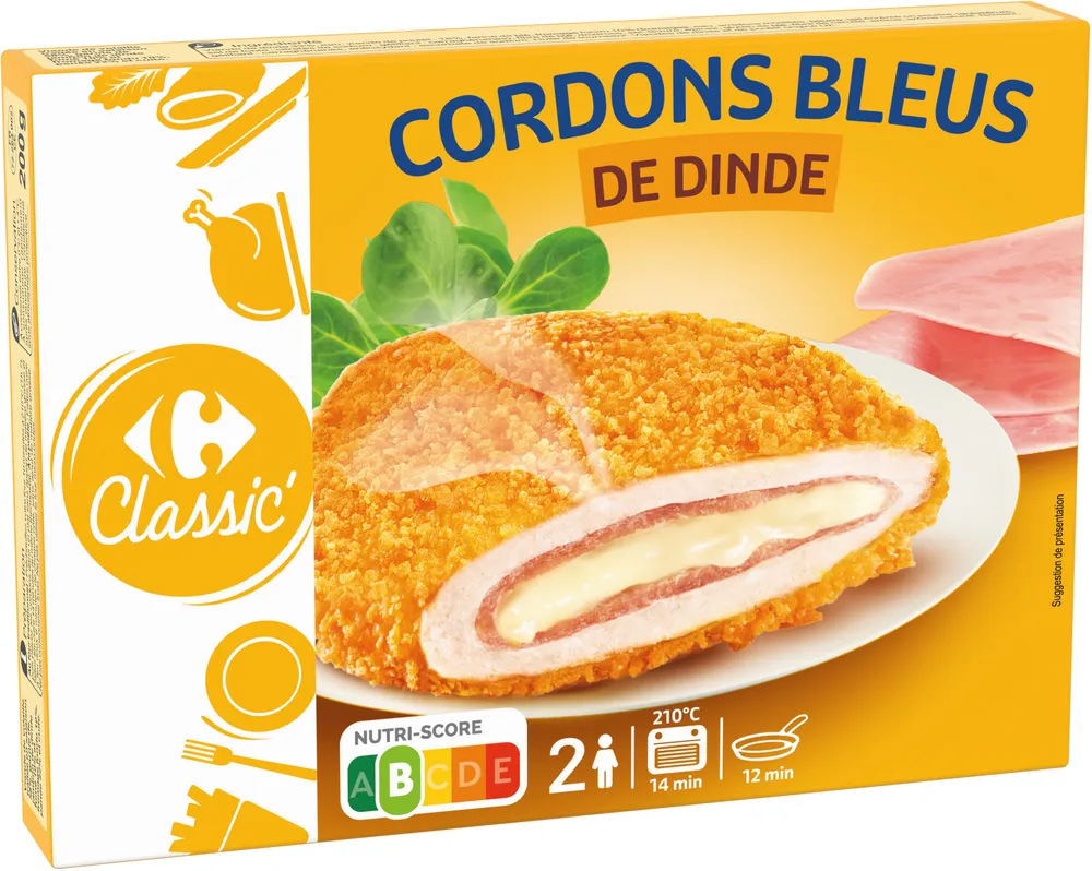 Cordons Bleus de dinde (x 2)
