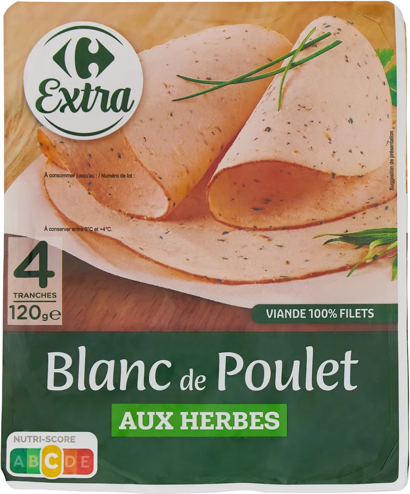 Blanc de poulet aux herbes