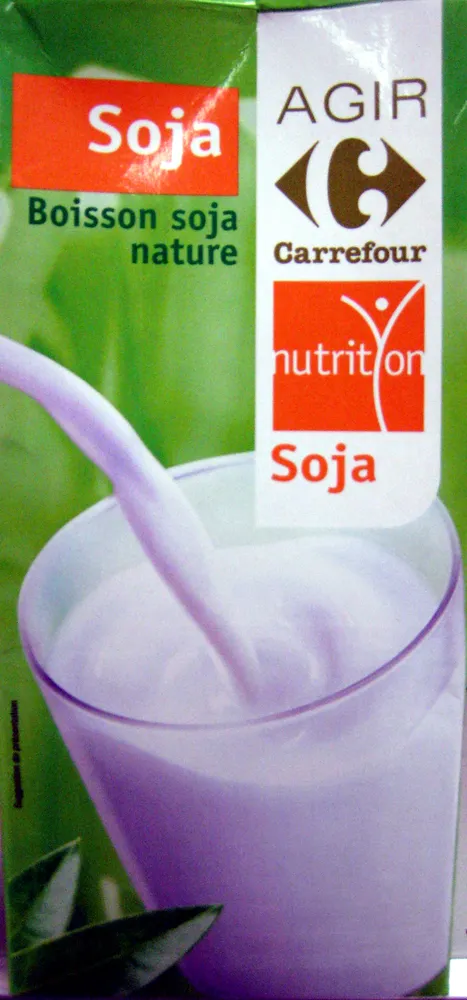 Soja, Boisson soja nature