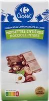 Chocolat Au Lait Noisettes entières