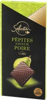 Chocolate negro con pera