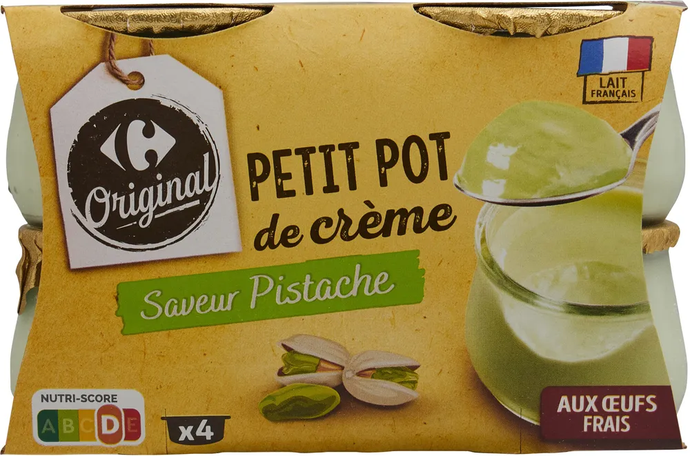 PETIT POT de crème Saveur Pistache